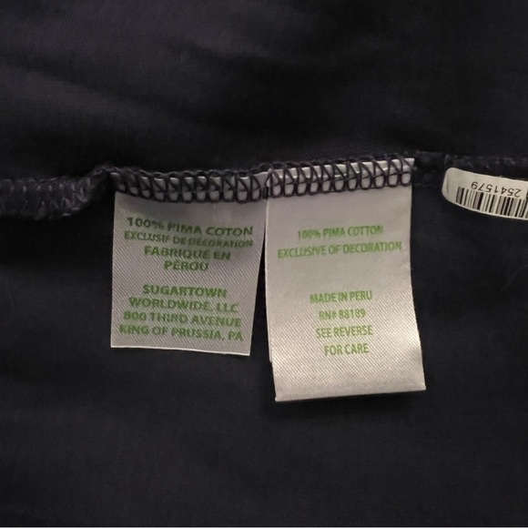 LILY PULITIZER Brewster T-Shirt Navy Dress Summer Beach - Picture 7 of 7